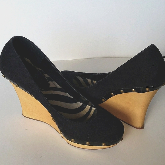 Colin Stuart black shoes size 7 - Picture 5 of 7